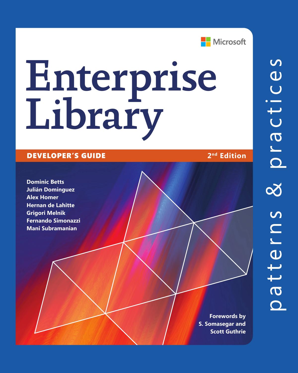 Developer's Guide to Microsoft Enterprise Library, 2nd Edition