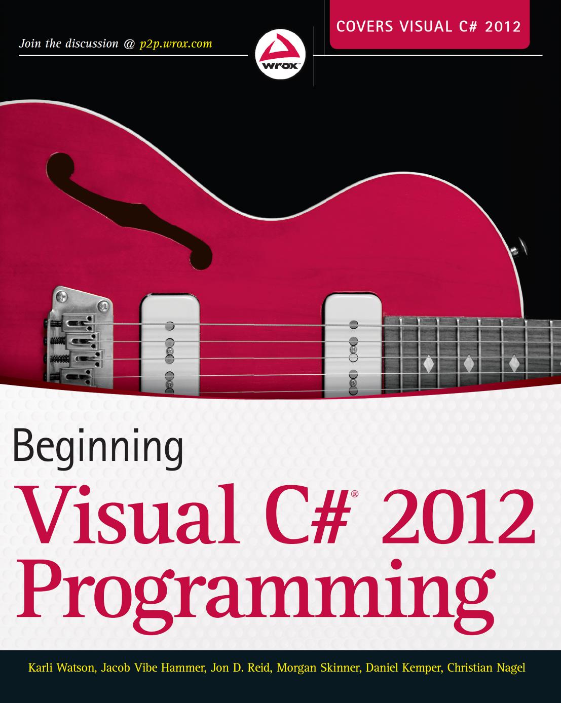 Beginning Visual C# 2012 Programming