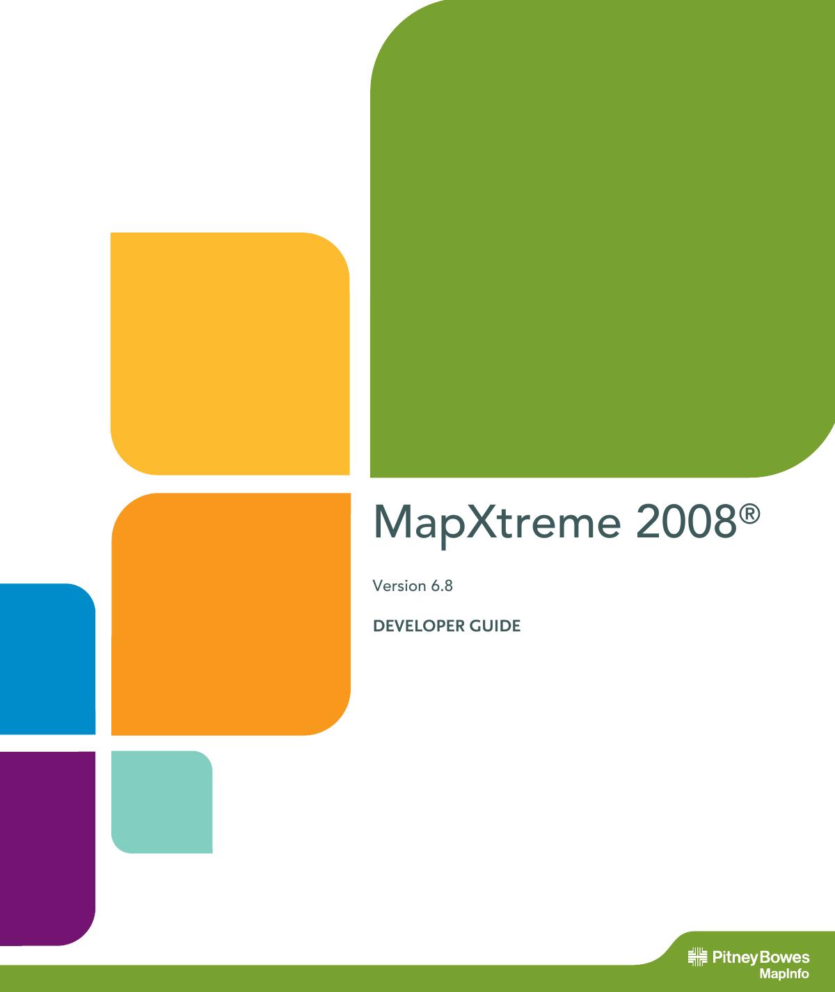 MapXtreme 2008 Developer Guide