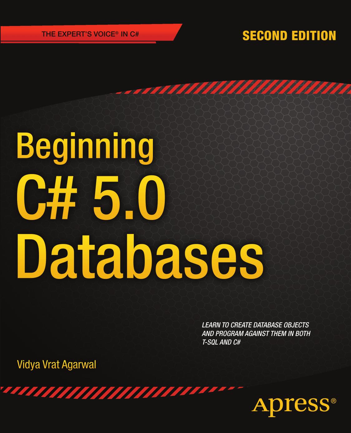 Beginning C# 5.0 Databases